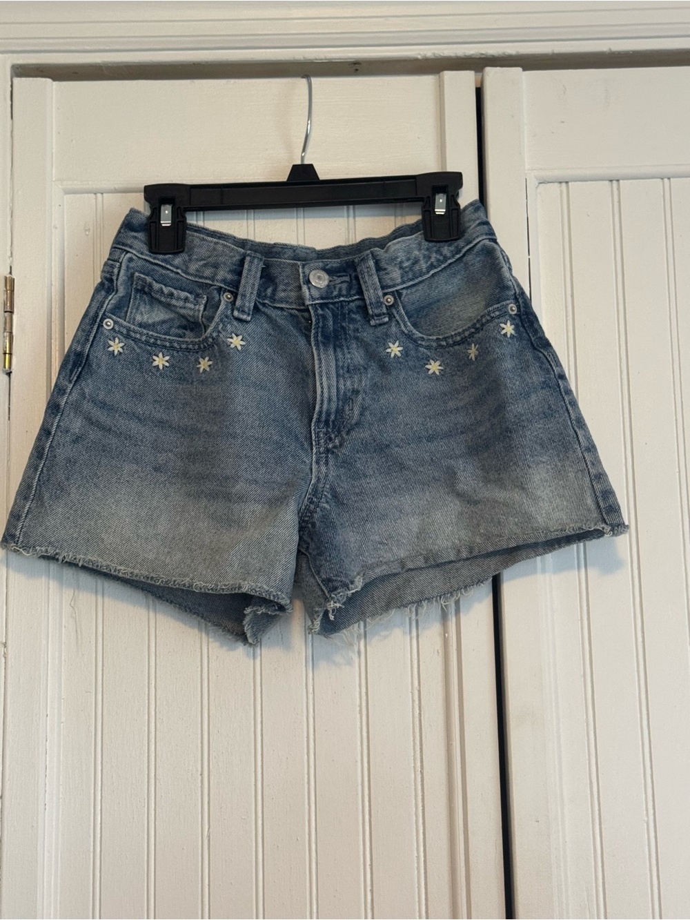 Old Navy Blue Denim Shorts with Star Accents